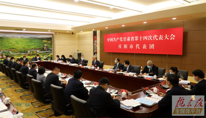 尹弘參加慶陽市代表團討論時強調：緊盯“六新”目標抓落實見行動，有力支撐全省經濟社會高質量發(fā)展