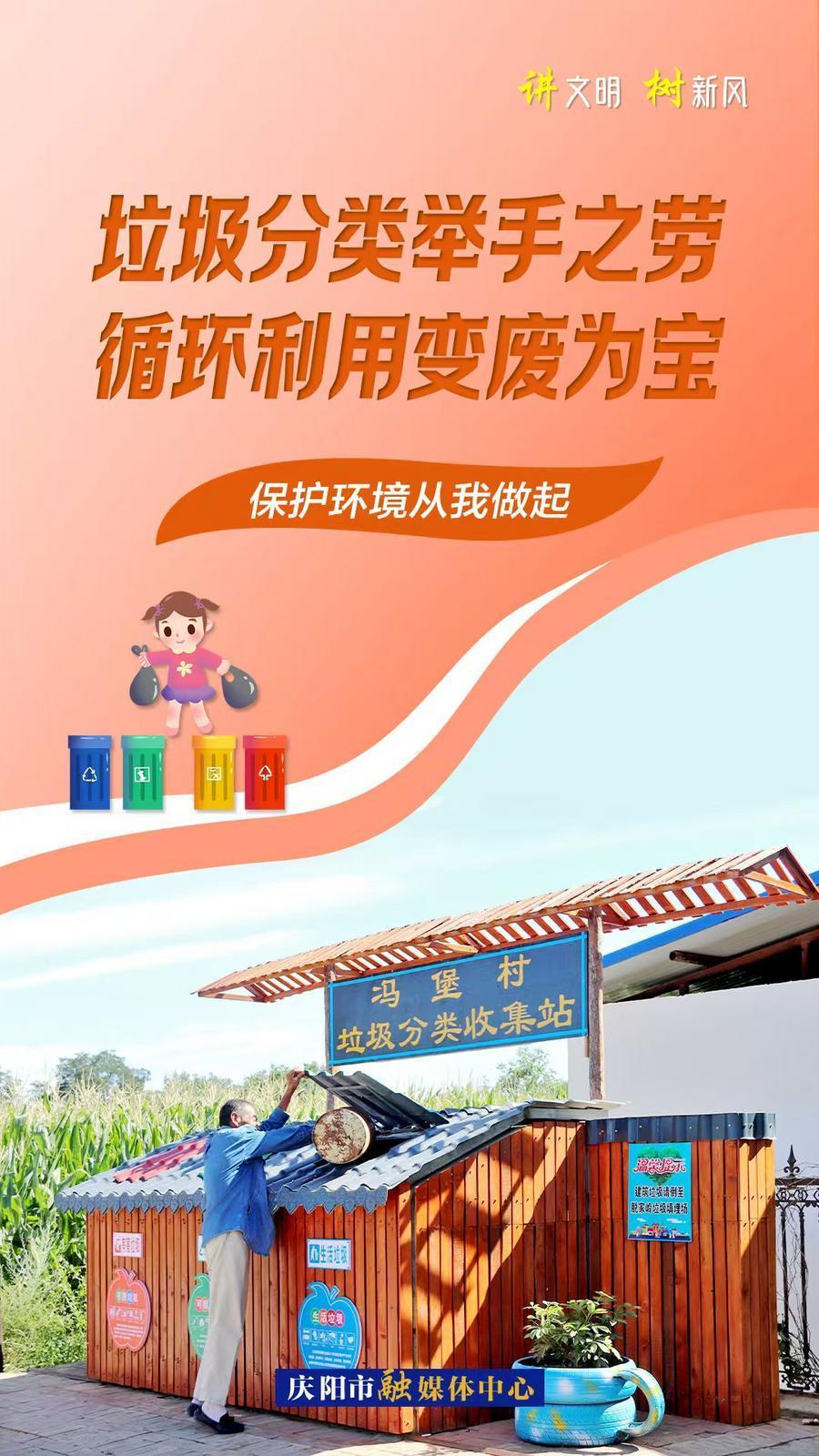 【微海報(bào)】垃圾分類(lèi)舉手之勞 循環(huán)利用變廢為寶