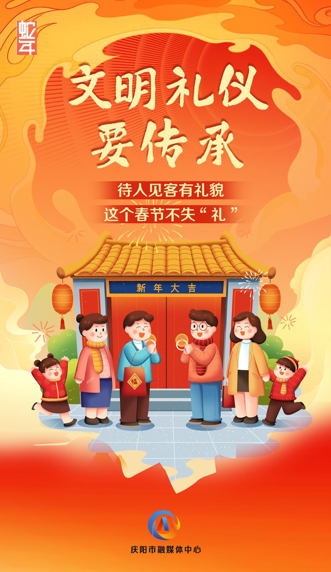網(wǎng)絡(luò)中國(guó)節(jié)丨文明禮儀要傳承【文明健康過年】