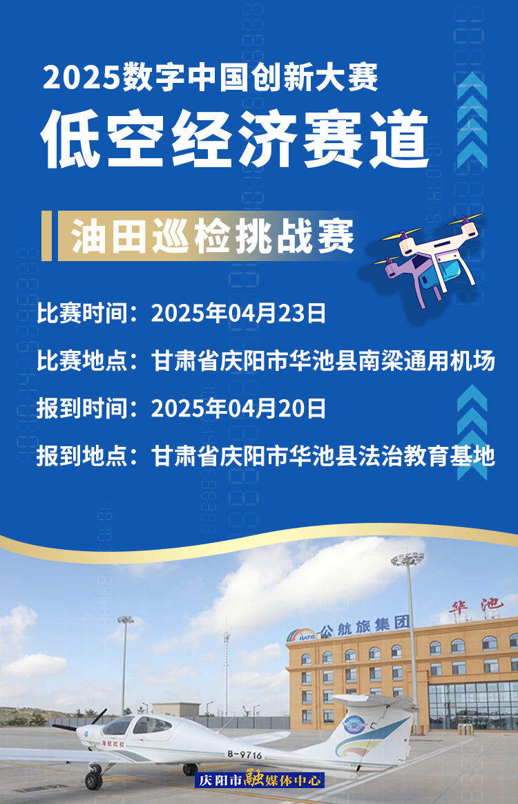 【微海報】2025數(shù)字中國創(chuàng)新大賽低空經(jīng)濟(jì)賽道場景賽賽事安排——油田巡檢挑戰(zhàn)賽
