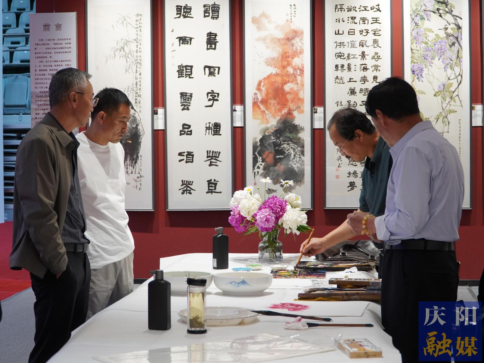 【香約慶陽(yáng) 包容天下】書畫館：墨韻流淌間 隴原風(fēng)華現(xiàn)